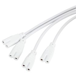 Разветвитель сетевой для линейных светильников ЭРА 4х IEC C7 2pin 2m для подключения 4 светильников | Аксессуары для фито светильников