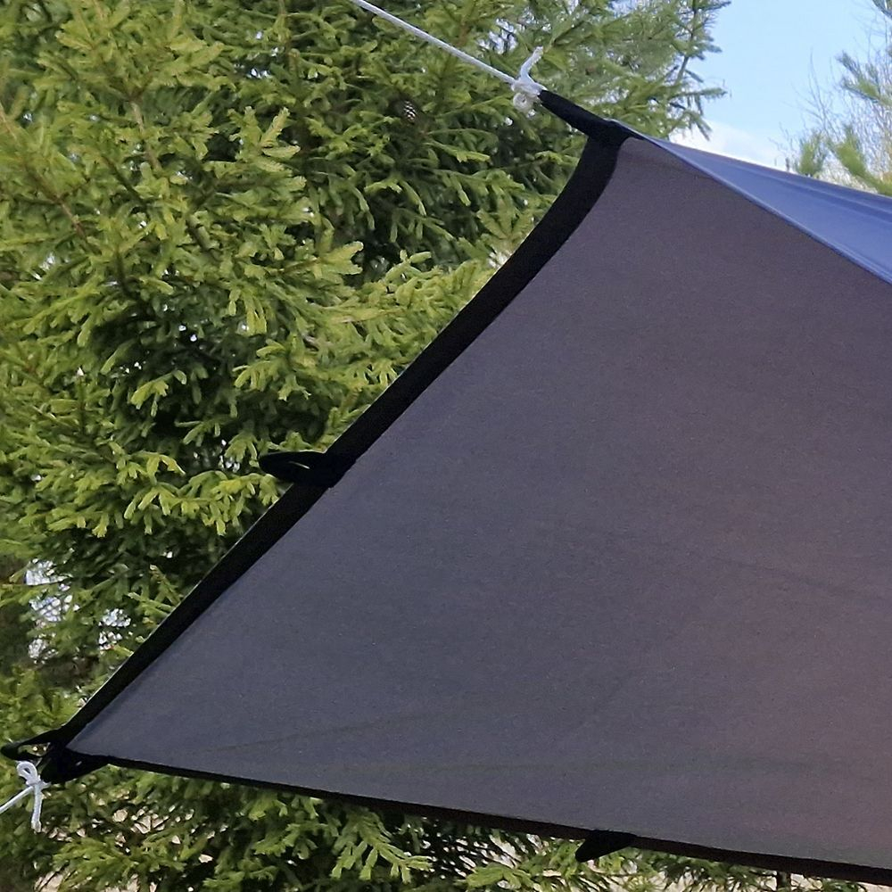 Тент-навес Prival туристический 2х2.9м, 80г/м2, PU 4000, серый