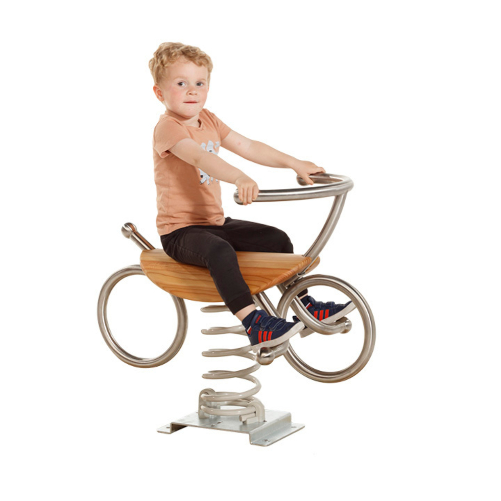 Качалка на пружине Eco Bike для детской площадки