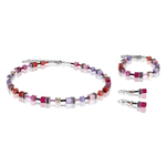 Серьги Coeur de Lion 2838/20-0325 цвет розовый, чёрный