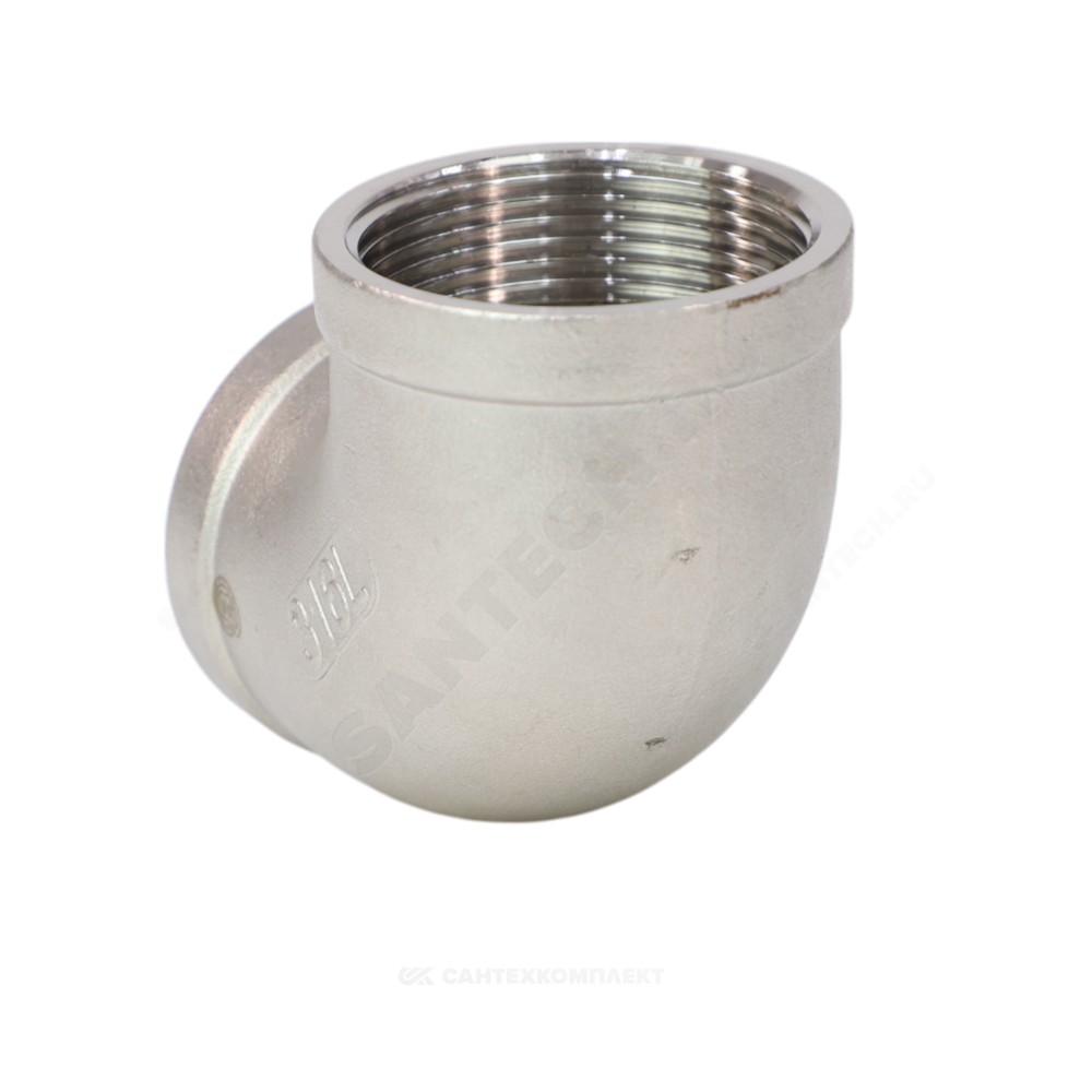Угольник сталь нерж Ду 40 (1 1/2") ВР Benarmo