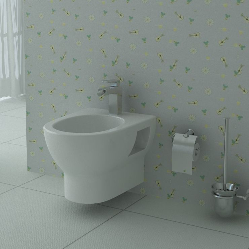 Подвесное биде Zero 37x58, белое Z15065WH