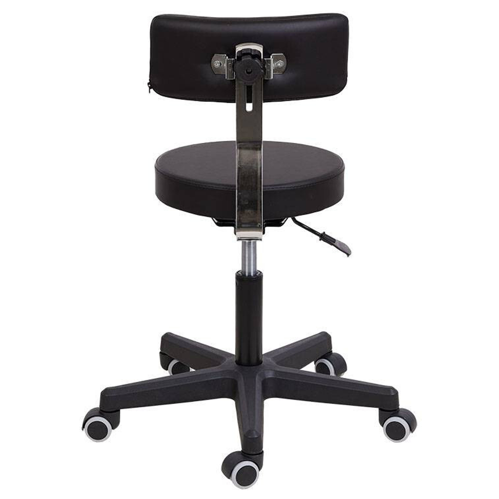 Стул на колесах со спинкой ОЗЕ, пластик 2