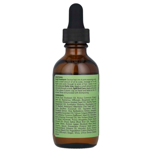 Mielle, Масло для укрепления волос и кожи головы, розмарин и мята, 59 мл (2 жидк. унц.)