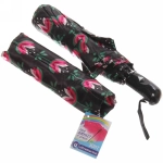 Зонт женский полуавтомат «Ultramarine - Венера», микс 6 цветов, 8 спиц, d-100см, длина в слож. виде 28см, голубые цветы