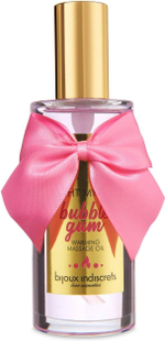 Разогревающее массажное масло Light My Fire Bubble Gum с ароматом бабл-гам - 100 мл.