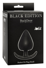 Маленькая пробка для ношения Perfect Fit Plug Small (Цвет: черный)