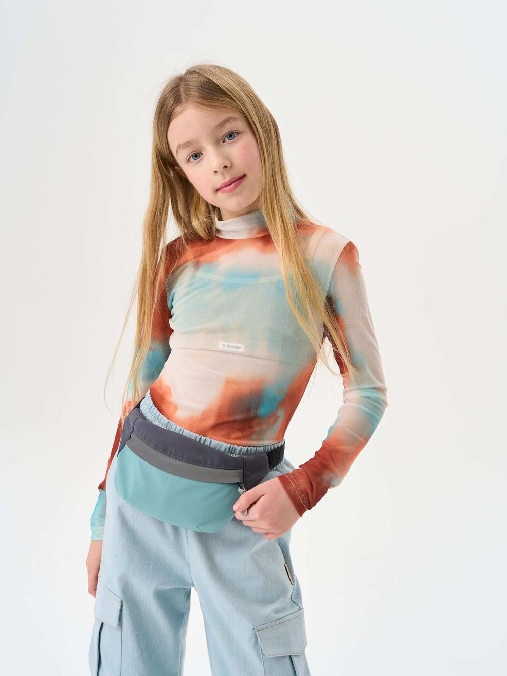 Бадлон из сетки "АКВАРЕЛЬ" подростковый