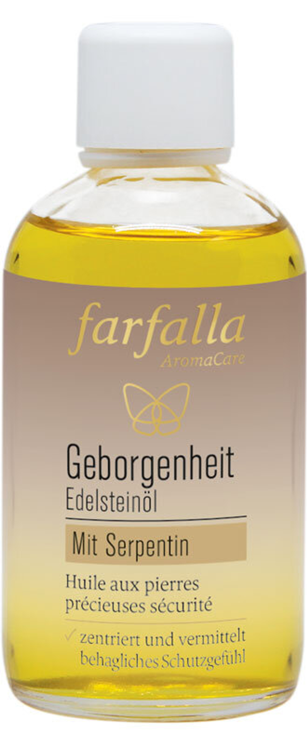 Масло для тела Farfalla Gemstone Oil Comfort с серпентином, 100 мл