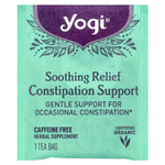 Yogi Tea, Успокаивающее средство для облегчения запоров, без кофеина, 16 чайных пакетиков, 32 г (1,12 унции)
