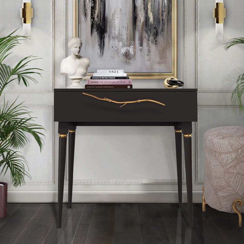 Консоль Арт Колор matte Классик Голд Терпкий коричневый матовый