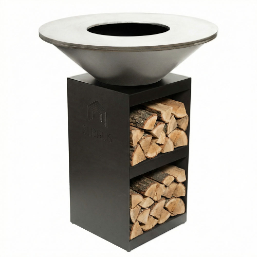 Дровяной гриль-очаг Казбек