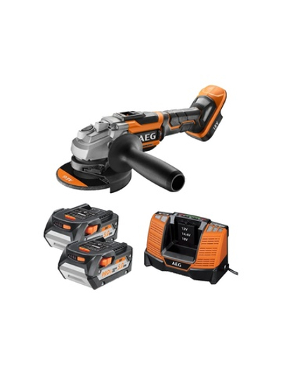 Бесщеточная угловая шлифмашина AEG BEWS18-125BLLI-502C 4935464417