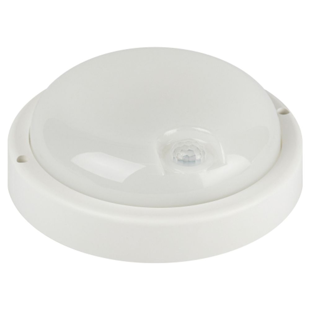 Светильник ЖКХ светодиодный ЭРА SPB-201-3-65K-012 12Вт 6500K IP65 D155 круг с ИК датчиком движения | Светильники для ЖКХ IP65