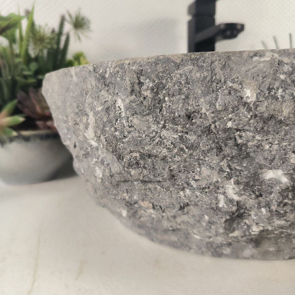 Раковина из мрамора Erozy Grey EM-64651 51*42*16 0188