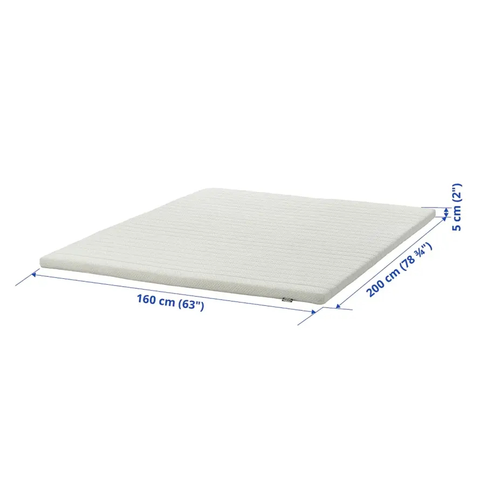 Матрас - IKEA NISSEHOLM/ НИССЕХОЛЬМ ИКЕА, 200х160 см, белый