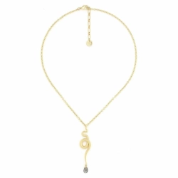 Колье ORI TAO, Venin, со змеей и перламутром, OT24.2-15-31783 (золотистый)