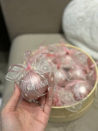 Елочные шары с именем на Новый год