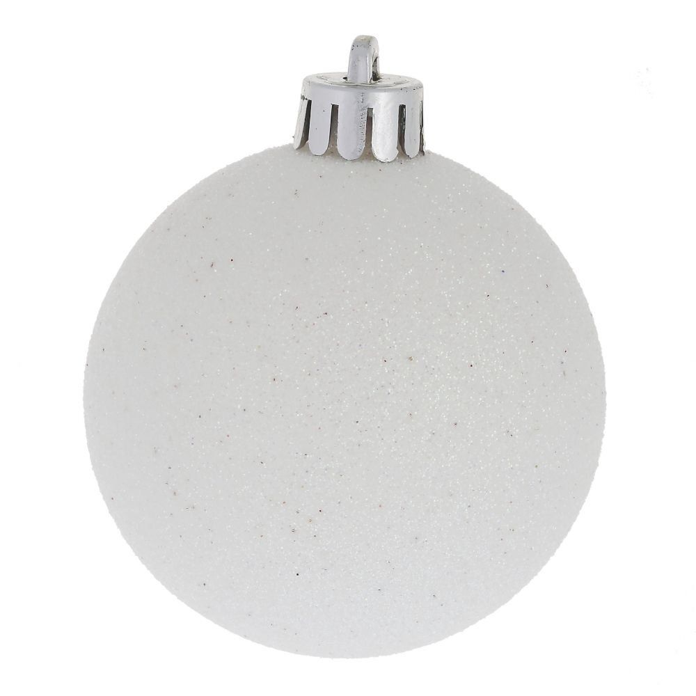 GAEM Набор из 6шт Украшение новогоднее Шар "Жемчужная сказка", D 6 см, L11,5 W6 H17 см