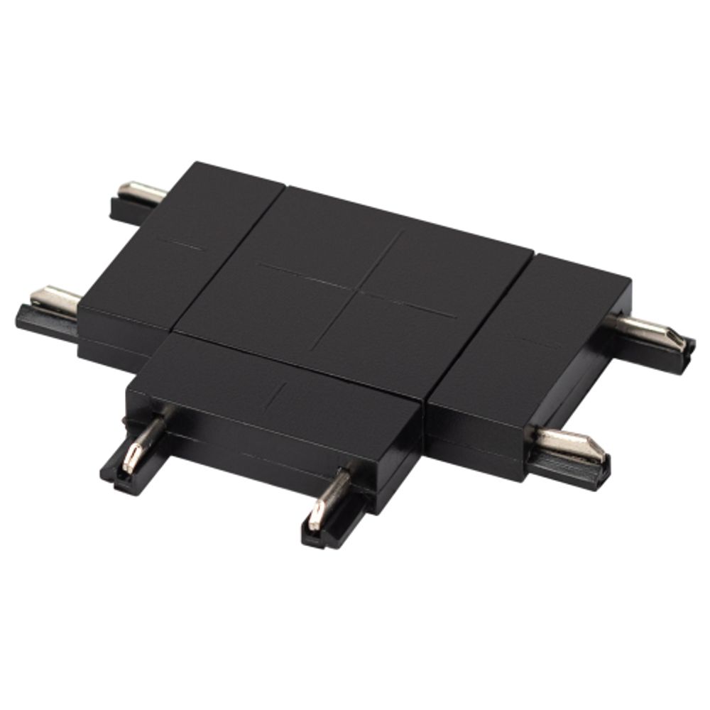 Коннектор ЭРА TRM-S5-CT BK Т-образный для тонкого магнитного шинопровода черный