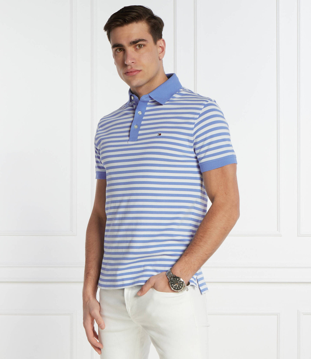 Поло 1985 Tommy Hilfiger - голубой(MW0MW17771)