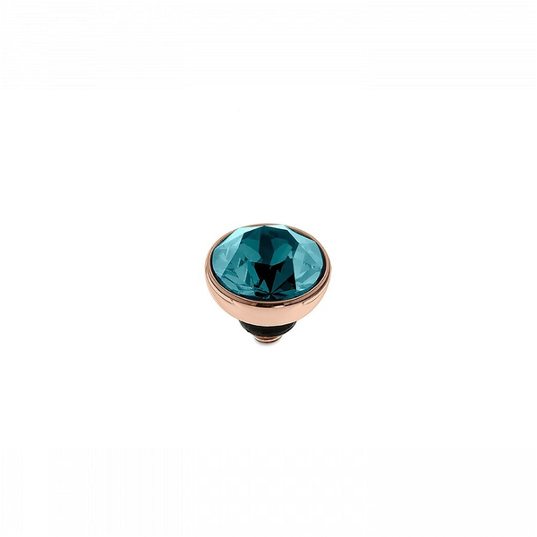 Шарм Qudo Bottone Indicolite 8 мм 680126 BL/RG