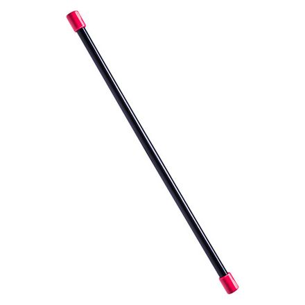 Палка гимнастическая (бодибар), MR-B08, вес 8кг, дл. 120 см, стальная труба, черный