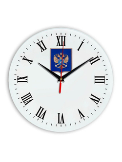 Настенные часы "герб Росрыболовства 02 39"