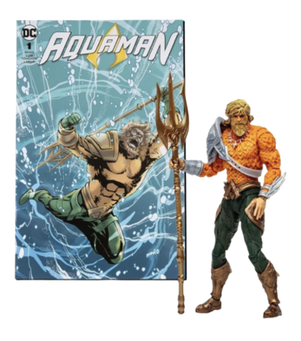 Фигурка с комиксом Aquaman
