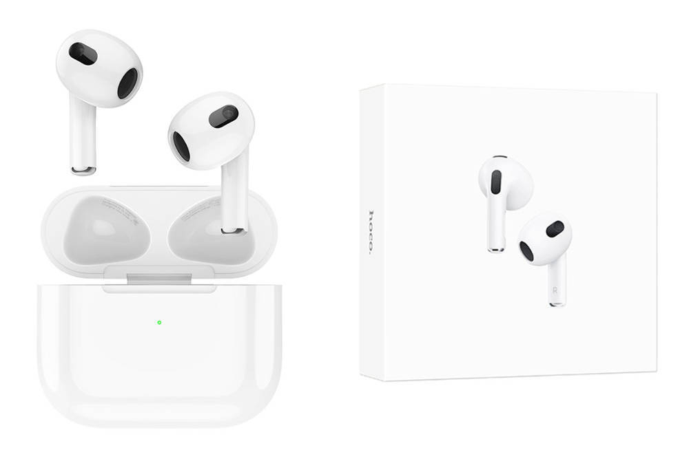 Гарнитура Bluetooth 5.4 HOCO EW76 TypeC Время работы до 4ч Белые