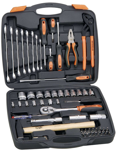 Набор инструментов 64 предмета 1/2" 1/4" АВТОDЕЛО