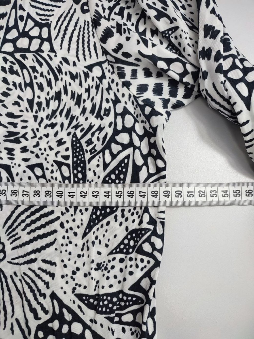 Блуза с принтом 46 размер