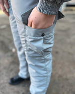 Женская горка Валькирия флис / осень-зима / серо-голубой