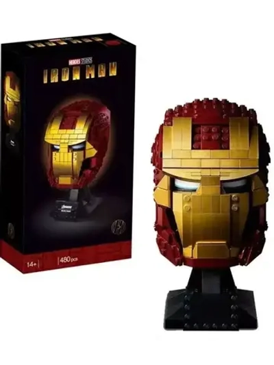 Конструктор Марвел "Шлем железного человека" 480 дет 9958