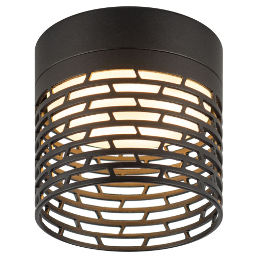 Светильник настенно-потолочный спот ЭРА OL53 BK под лампу GX53 черный IP20