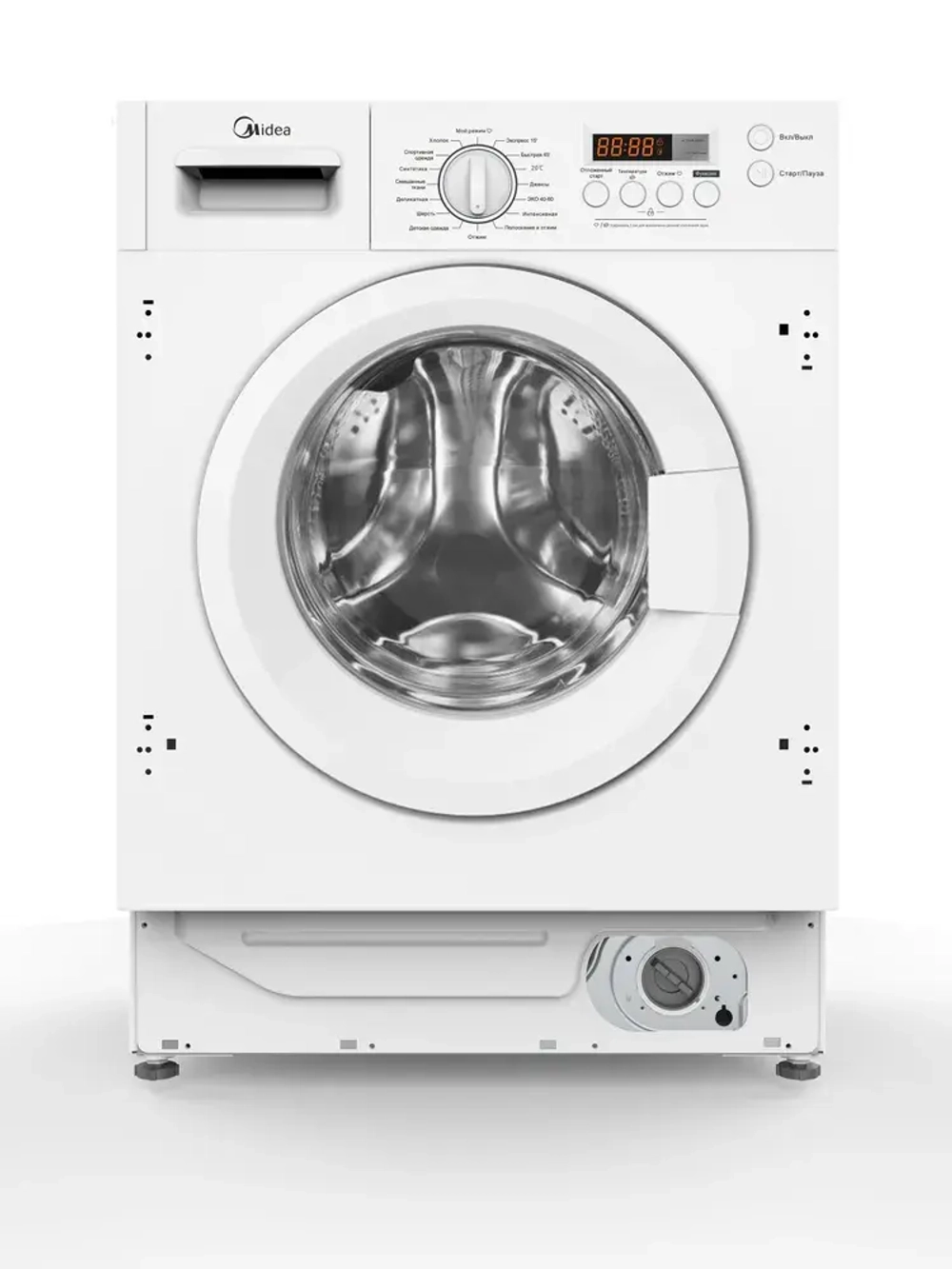 Встраиваемая стиральная машина Midea MFG10W60/W-RU (h)