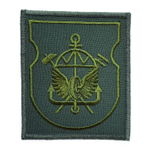 Шеврон вышитый батальона ЖДВ полевой (молот,ключ) на липучке