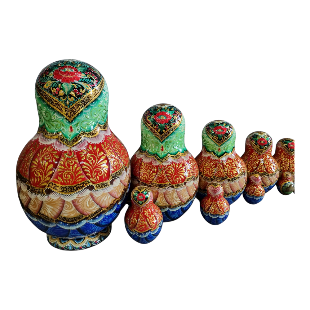 Матрешка "Лето в деревне" Русские мотивы 15мест