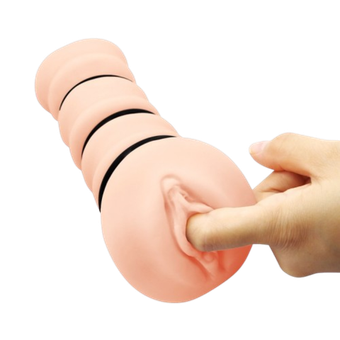 Мастурбатор вагина Rossi, с набором силиконовых колец