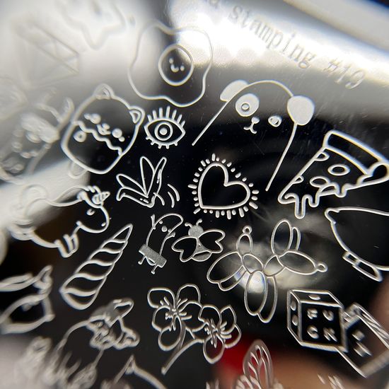 Пластина для стемпинга Enigma Stamping №019