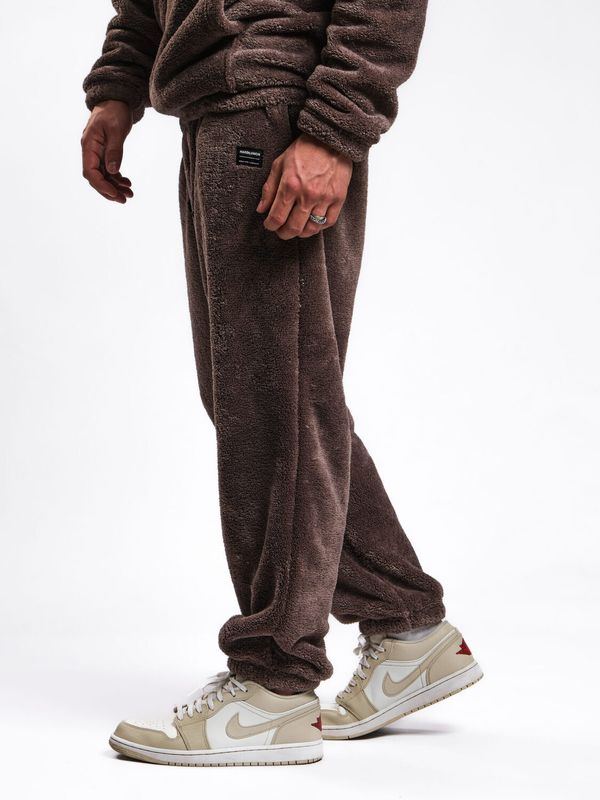 Брюки плюшевые графит - фото 4