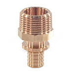 Муфта для PE-X труб аксиальная бронза Дн 16х3/4" НР RAUTITAN RX+ Rehau 14563121001 (13660501001)