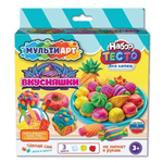 Набор теста д/лепки с формочками "Вкусняшки" 18см. PDSET-MA120034 (Мультиарт)