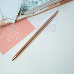 Ручка шариковая тонкая "Эстетика"