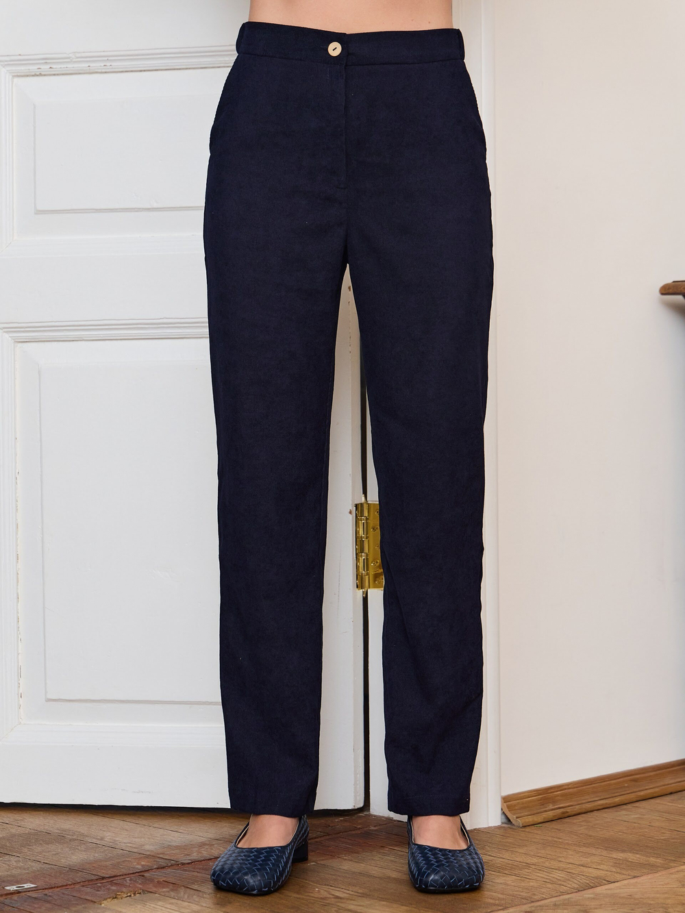 Брюки классические вельветовые