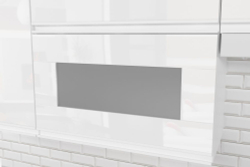 Кухонный гарнитур Антика базис 2400 мм (Белый глянец/Дуб браун, Аламбра темная)