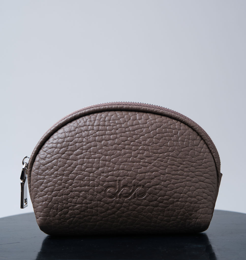 Косметичка кожаная DBR 15-41 тауп