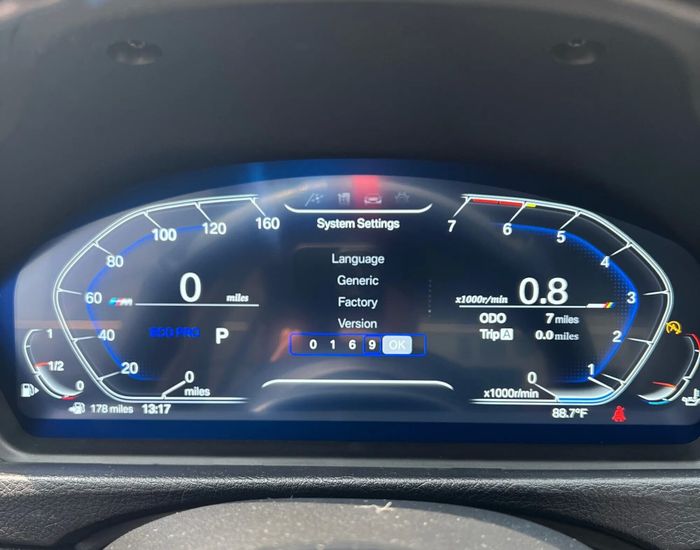 Электронная панель приборов BMW 4-серия F32 2012-2018 - Kuberg NH-LCD-B02-F32 с ЖК 12.3" экраном QLED