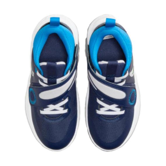 NIKE Team Hustle D 11 Детские баскетбольные кроссовки Низкие Синий Унисекс