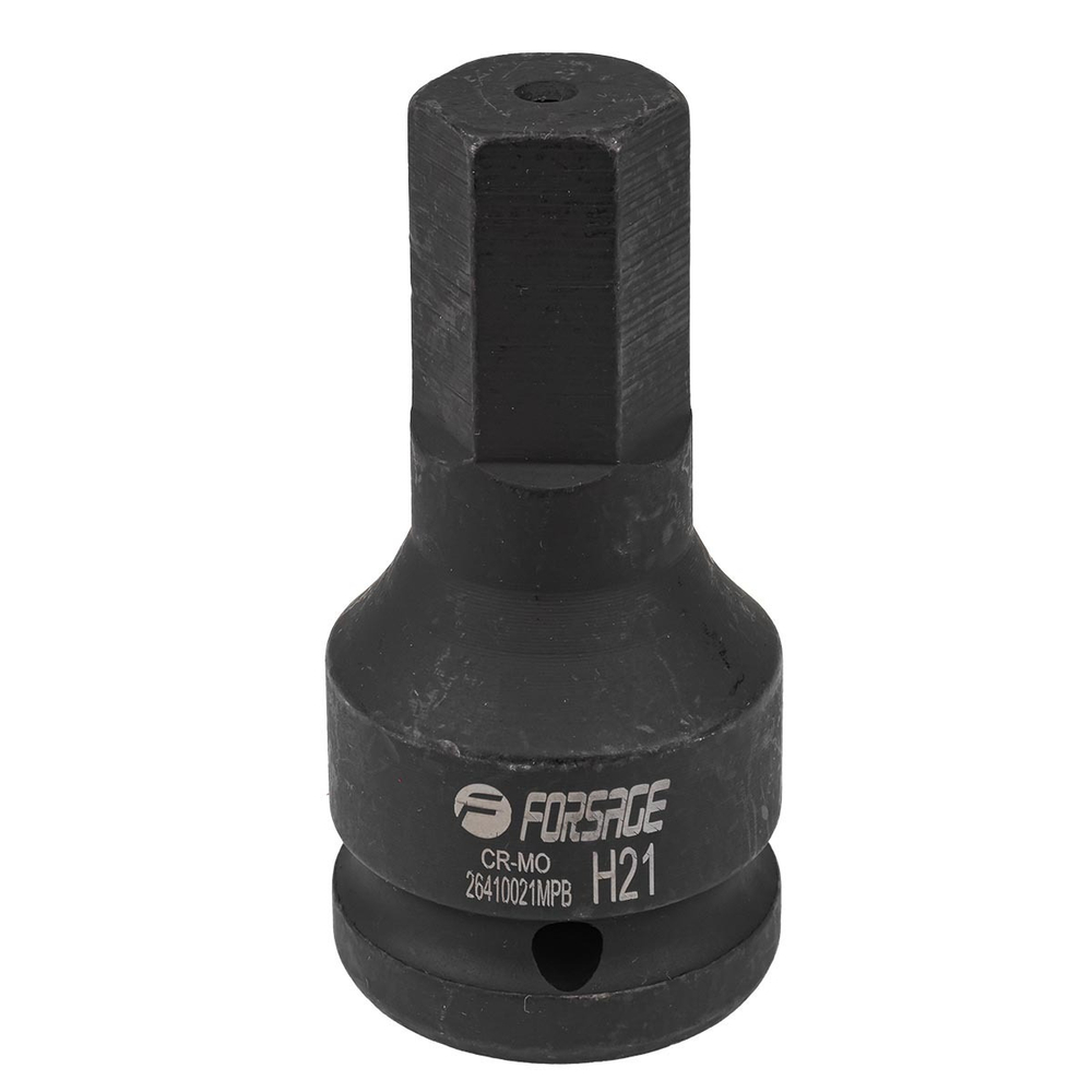 Головка-бита ударная 6-гранная 21мм, 3/4'' Forsage F-26410021MPB